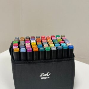 SET DE MARCADORES DOBLE PUNTA 60PCS