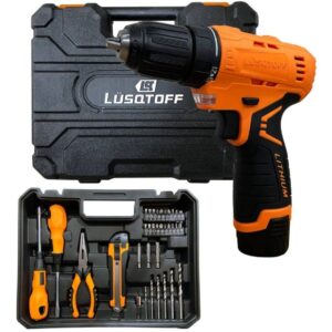 TALADRO ATORNILLADOR 12V CON HERRAMIENTAS