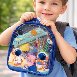 MOCHILA INFANTIL CON UTILES ESCOLARES